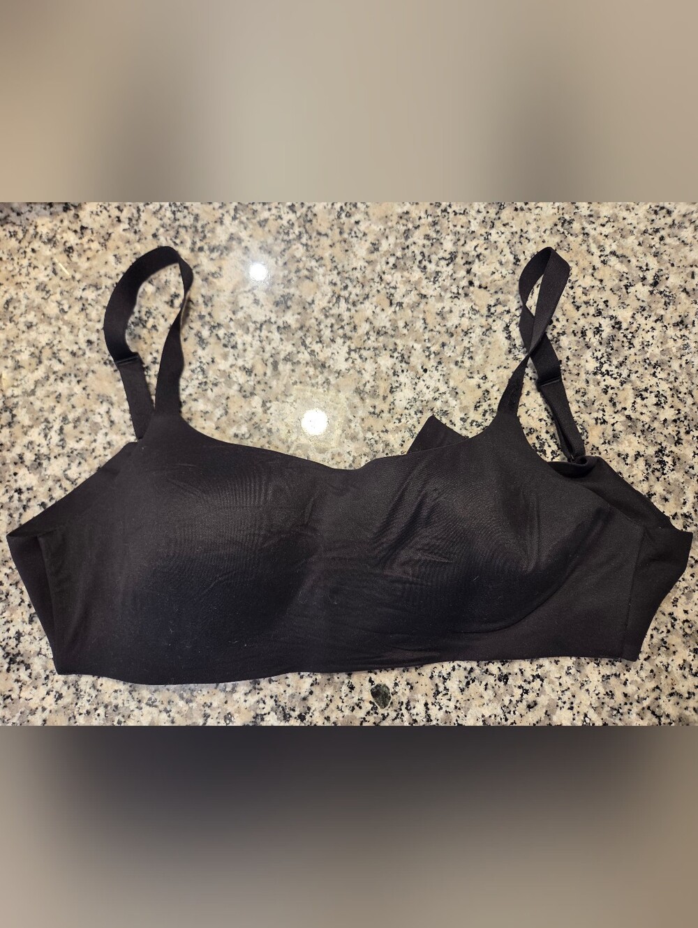 aerie Black Seamless Bralette Camisole Top